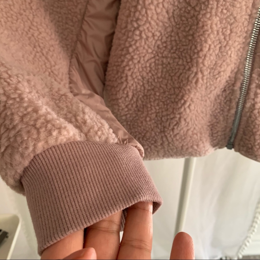H&M | Faux Shearling Track Jacket - Picture 3 of 6